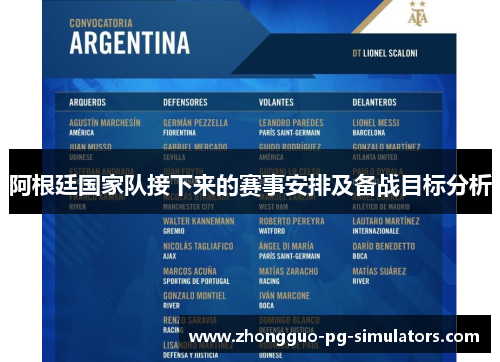 阿根廷国家队接下来的赛事安排及备战目标分析 阿根廷国家队接下来的赛事安排及备战目标分析